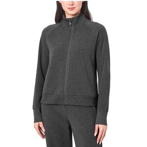 Mondetta Women's Fleece Full-Zip Jacket Black Small